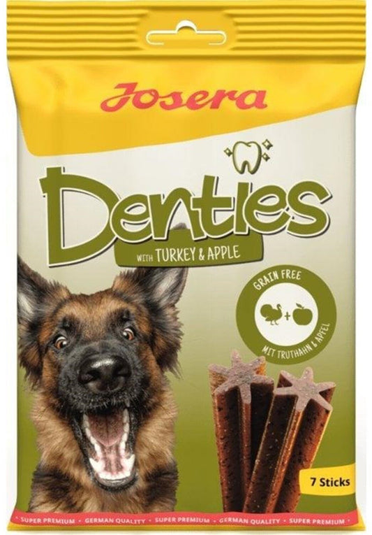 Josera Adult Dog Denties With Turkey & Apple 180 g Pouch