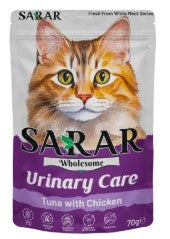 SARAR Wholesome Cat Pouch Tuna With Chicken  (Urinary Care) 70 g