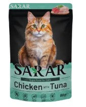 SARAR Superfood Cat Pouch Chicken with Tuna 80 g