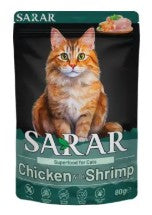 SARAR Superfood Cat Pouch Chicken with Shrimp 80 g
