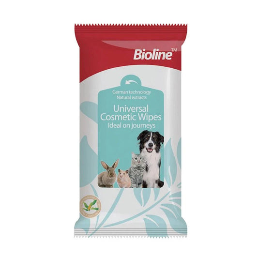 Bioline Pet Universal Cosmetic Wipes - 10 pcs