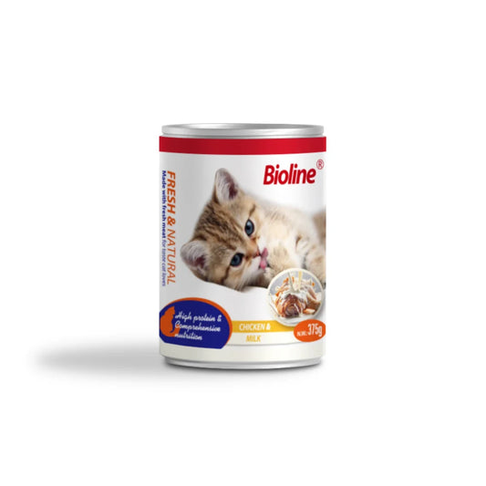 Bioline Adult Cat Wet Food Chicken 375 g Canned