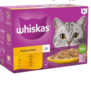 Whiskas Kitten Poultry Feast in Jelly 85 g Pouch